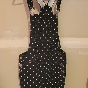 Polkadot Overall Shorts